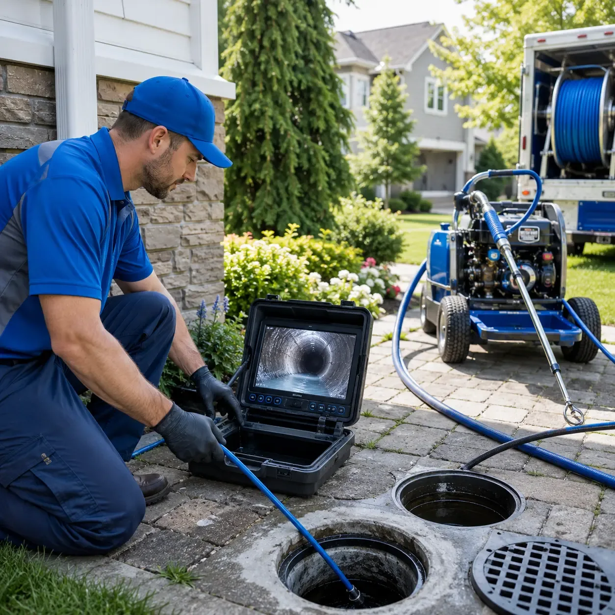Outdoor drain cleaning professionals serving Dallas, PA